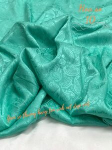 Vải Gấm hoa sò may áo dài 10