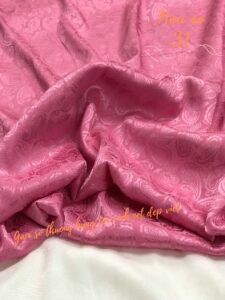 Vải Gấm hoa sò may áo dài 31