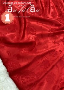 Vải Ruby cẩm tú cầu may áo dài 1