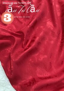 Vải Ruby cẩm tú cầu may áo dài 3