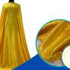 Vải áo dài Hồng Quế 6 vàng cúc