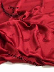 Vải lụa áo dài 2 da Lông Vũ 6