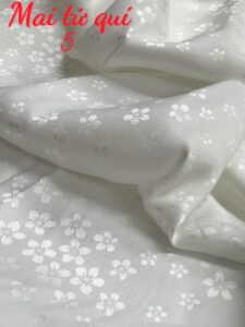 Vải may áo dài Mai Tứ Quý 5