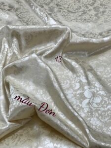 Vải may áo dài hoa Mẫu Đơn 13