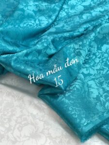 Vải may áo dài hoa Mẫu Đơn 15