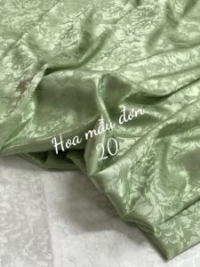 Vải may áo dài hoa Mẫu Đơn 20