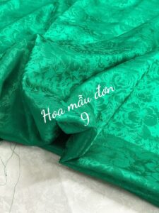 Vải may áo dài hoa Mẫu Đơn 9