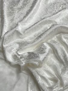 Vải may áo dài lá Thanh Liễu 2