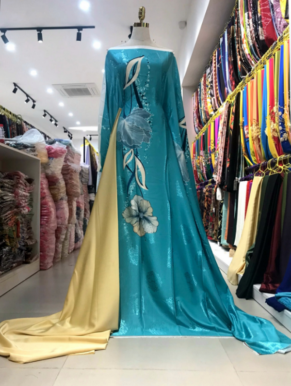 vải áo dài cẩm tú tphcm